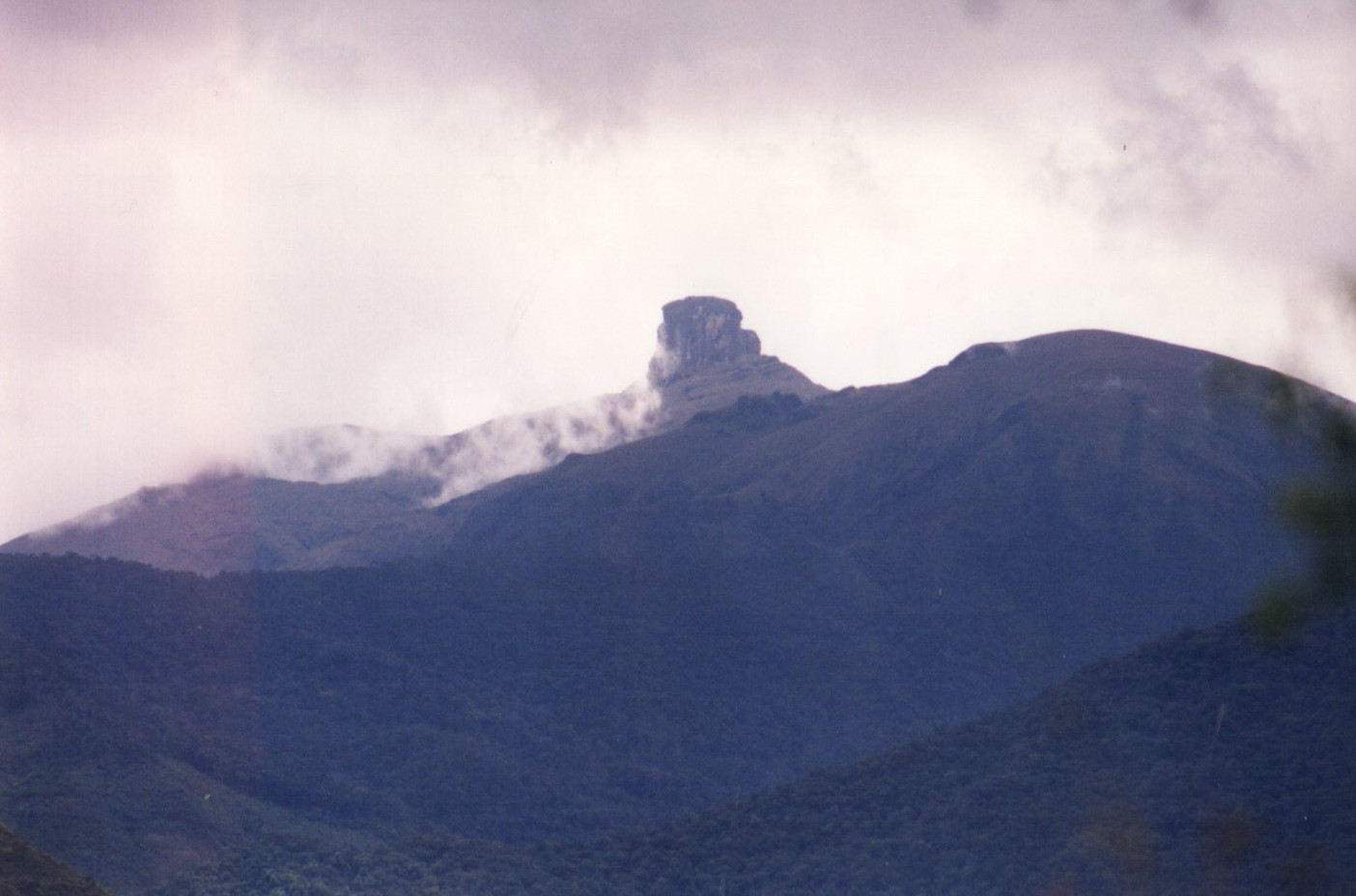 Mount Shubet several valleys away